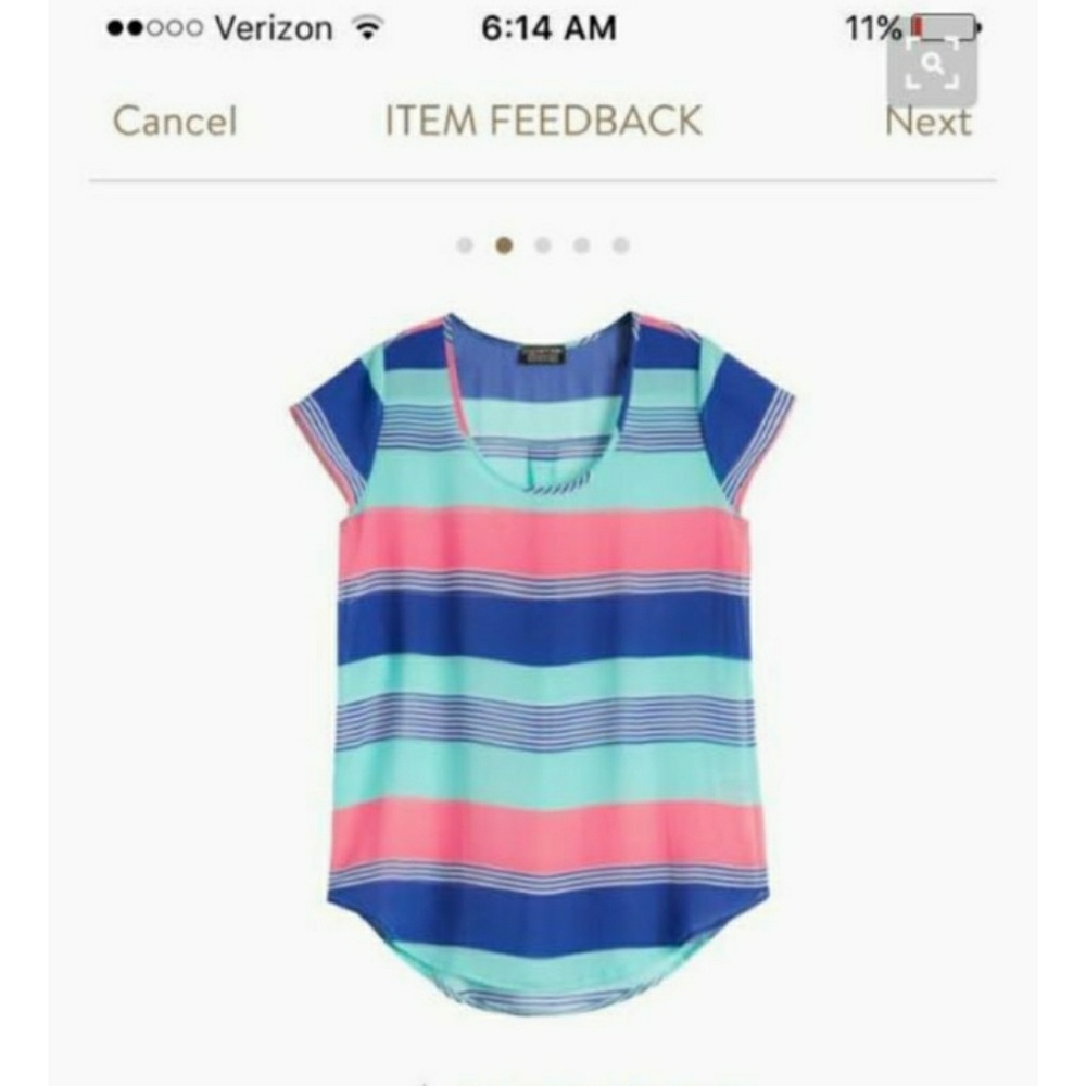 Papermoon striped top